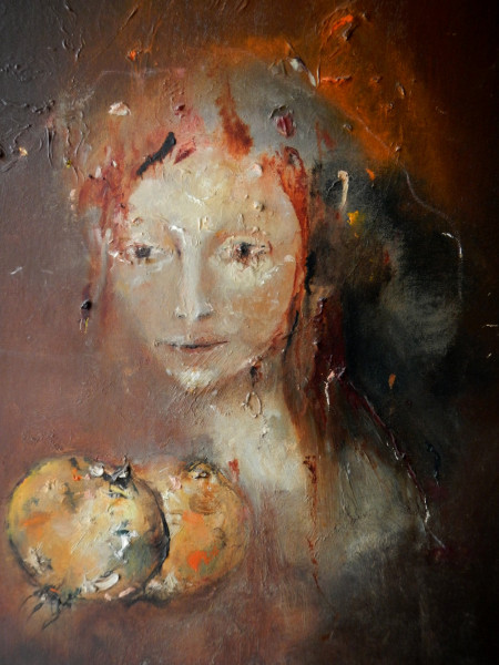 La donna delle mele - particolare